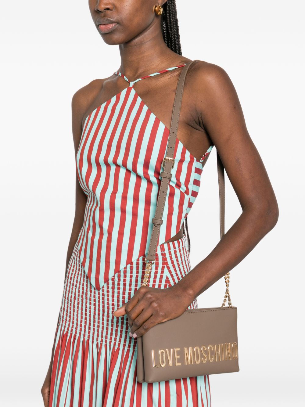 Love Moschino Bags.. Brown JC4110PP1OKD0203 (LOVE MOSCHINO / ハンドバッグ・ショルダーバッグ ) | LOVE MOSCHINO (ラブ モスキーノ)(4)