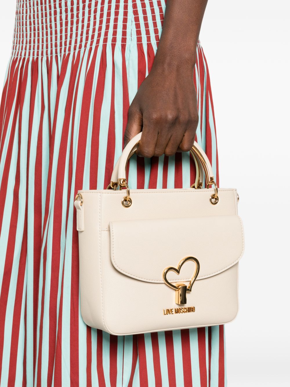 Love Moschino Bags.. Ivory JC4141PP1OLQ0110 (LOVE MOSCHINO / ハンドバッグ・ショルダーバッグ ) | LOVE MOSCHINO (ラブ モスキーノ)(2)