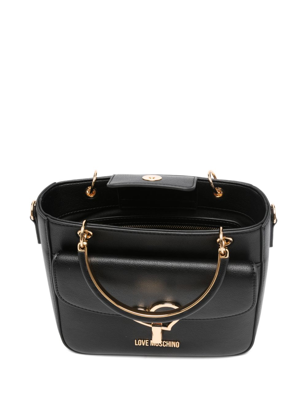 Love Moschino Bags.. Black JC4141PP1OLQ0000 (LOVE MOSCHINO / ハンドバッグ・ショルダーバッグ ) | LOVE MOSCHINO (ラブ モスキーノ)(3)