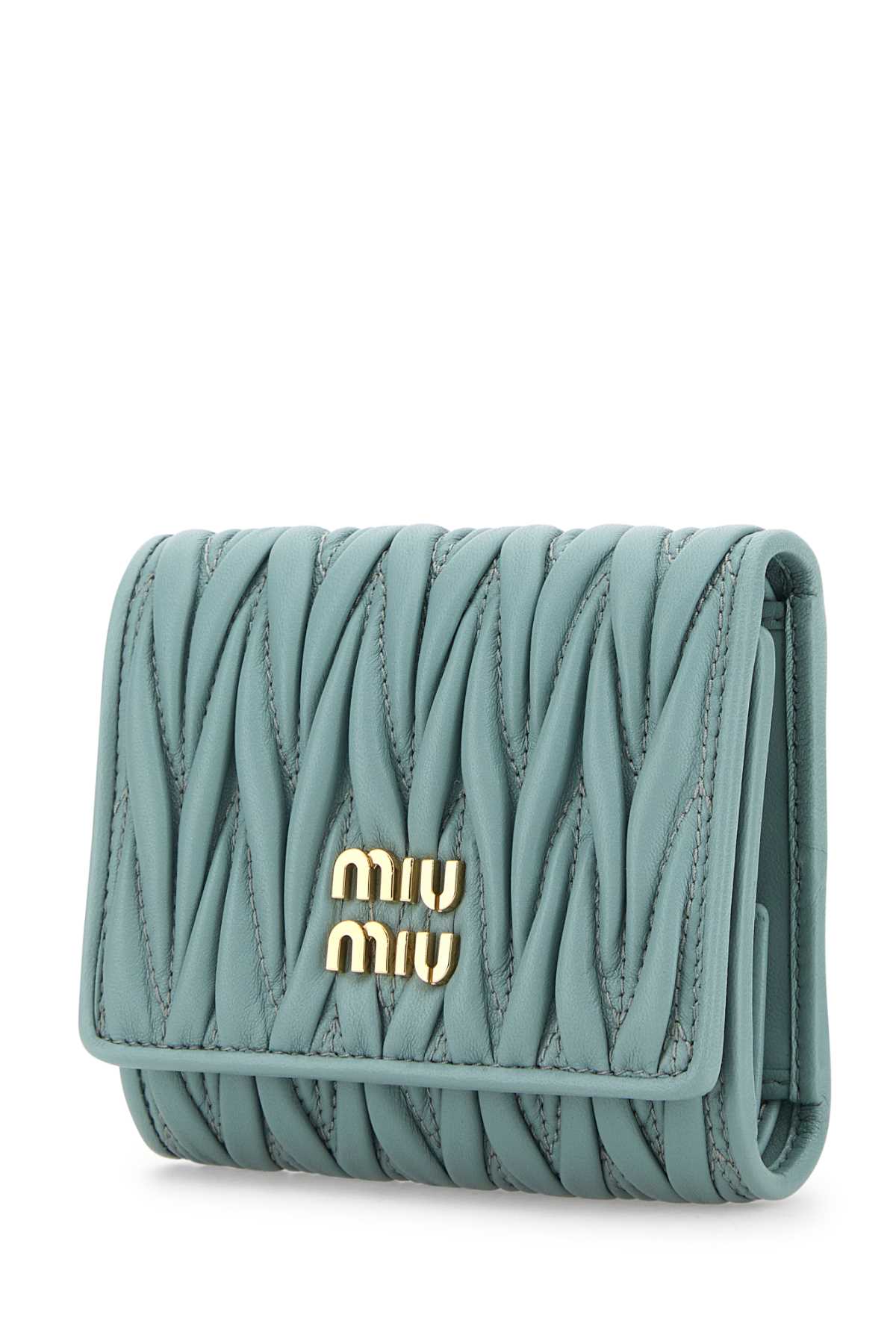 Light blue leather wallet 5MH033AFPPF0035 (MIU MIU / 財布・カードケース ) | MIU MIU (ミュウミュウ)(1)