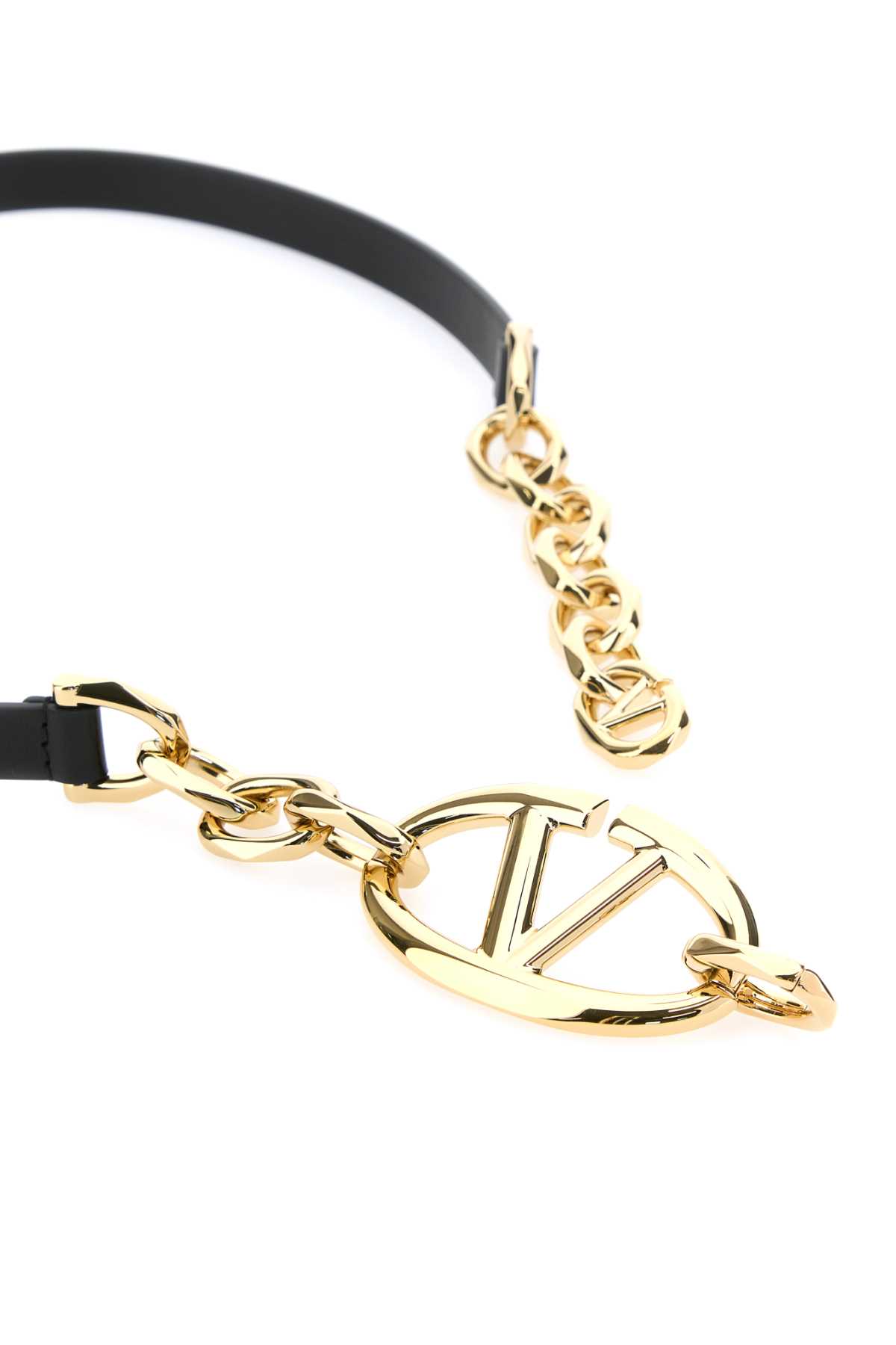 Two-tone leather and metal chain VLogo belt 4W0T0SI7HIG0NO (Valentino Garavani / ベルト・サスペンダー ) | Valentino Garavani (ヴァレンティノ)(2)