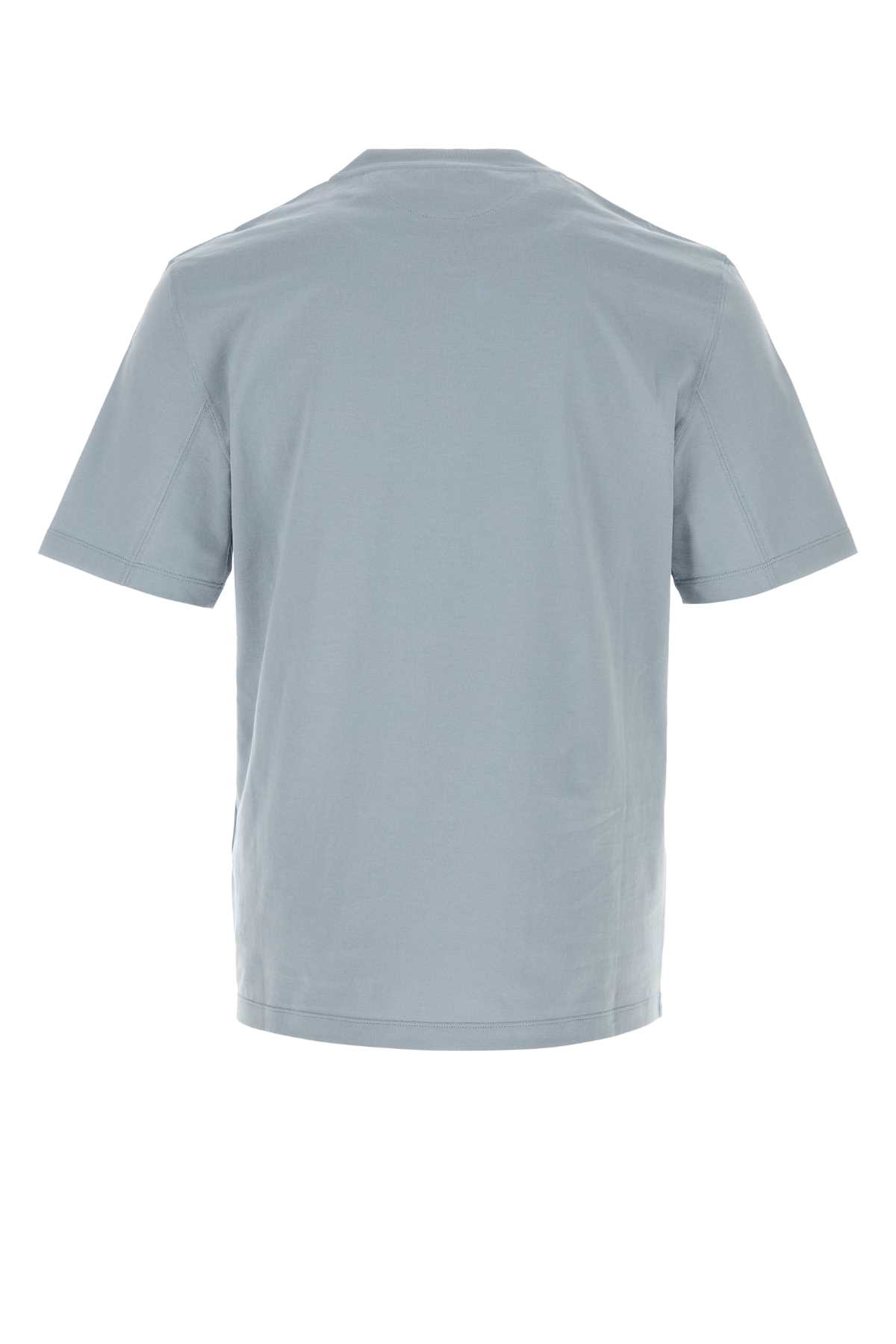 Powder blue cotton t-shirt M0B131308C7864 (Brunello Cucinelli / Tシャツ・カットソー ) | Brunello Cucinelli (ブルネロ・クチネリ)(1)