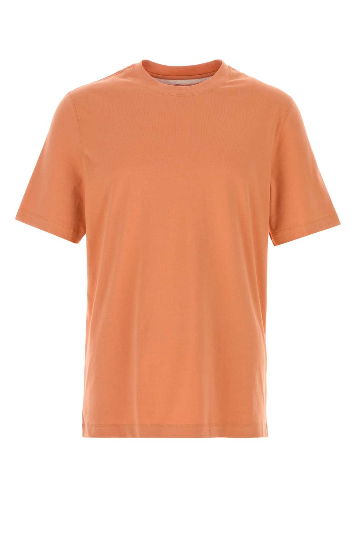 Orange cotton t-shirt M0B131308C7859 (Brunello Cucinelli / Tシャツ・カットソー ) | Brunello Cucinelli (ブルネロ・クチネリ)