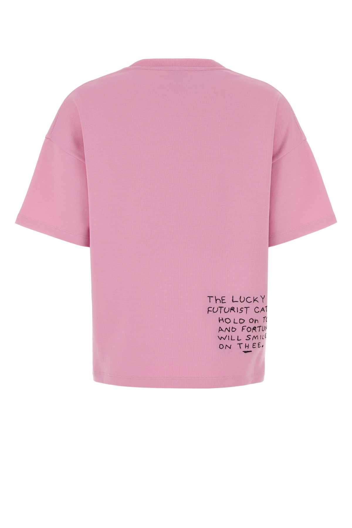 Pink cotton blend t-shirt S359Y22XAIPINK (LOEWE / Tシャツ・カットソー ) | LOEWE (ロエベ)(1)
