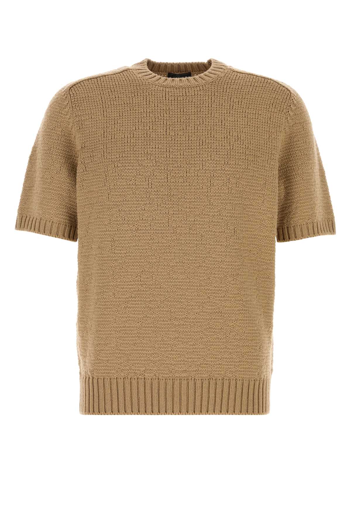 Camel wool sweater UMF271SOOO1883F0040 (Prada / ニット・セーター・カーディガン ) | Prada (プラダ)