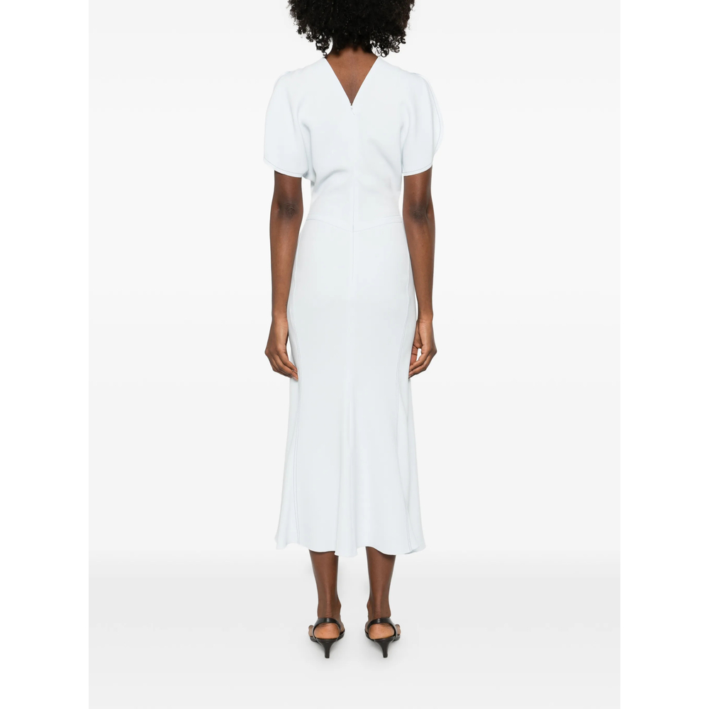 Dress Victoria Beckham 1126WDR005227AGBLUE (VICTORIA BECKHAM / ワンピース・ドレス・オールインワン ) | VICTORIA BECKHAM (ヴィクトリア ベッカム)(4)