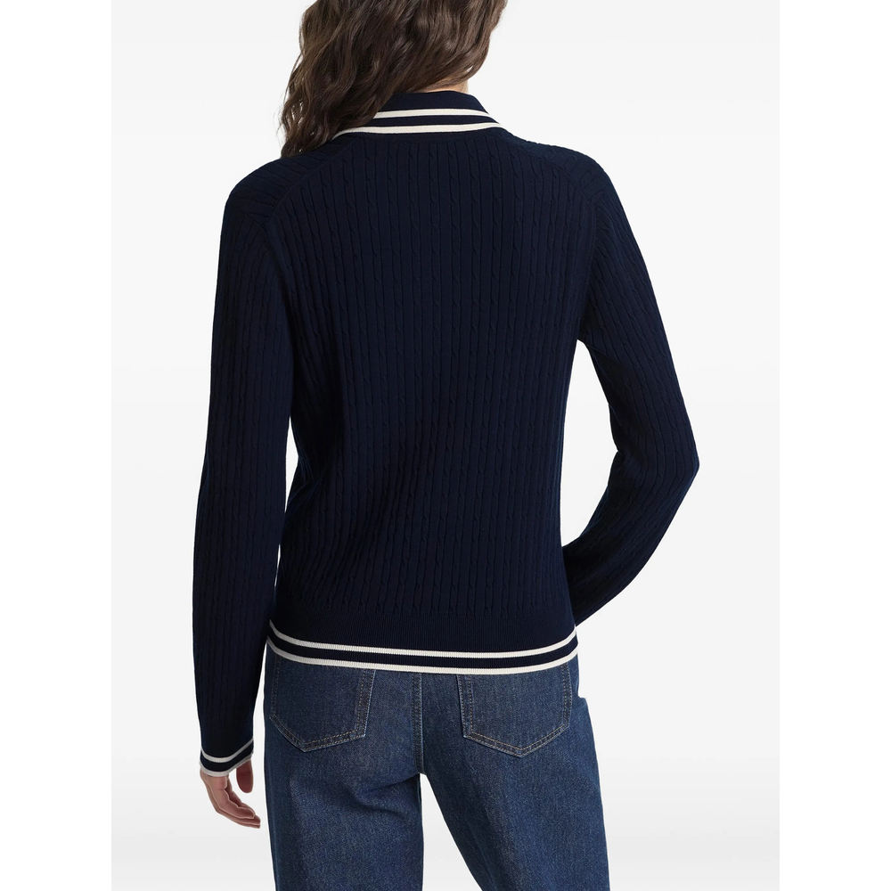 Sweater Sporty & Rich ST03761302BL1DKNAE (Sporty & Rich / ポロシャツ ) | Sporty & Rich (スポーティアンドリッチ)(2)