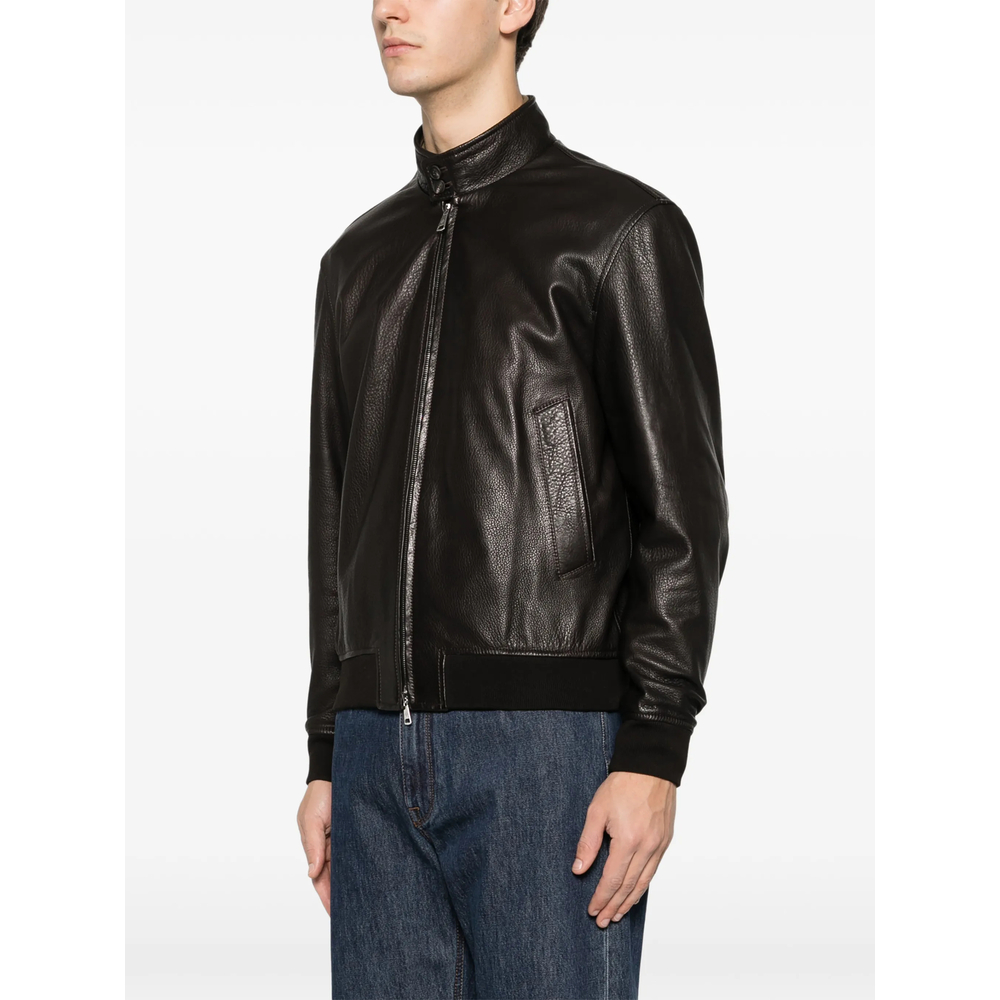 Leather Outerwear Tagliatore CHE2606ICEMORO (TAGLIATORE / レザー&ファージャケット・コート ) | TAGLIATORE (タリアトーレ)(4)