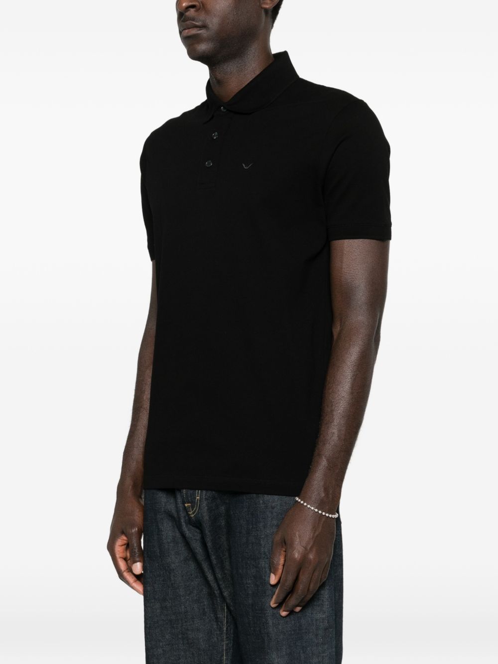 Emporio Armani T-shirts and Polos Black EM004643AF12955UC001 (EMPORIO ARMANI / ポロシャツ ) | EMPORIO ARMANI (エンポリオ アルマーニ)(2)