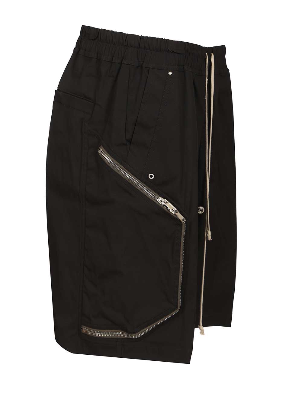 Black shorts "Temple Heizer Bela" RU01F2376TE09 (Rick Owens / ショートパンツ ) | Rick Owens (リック オウエンス)(2)