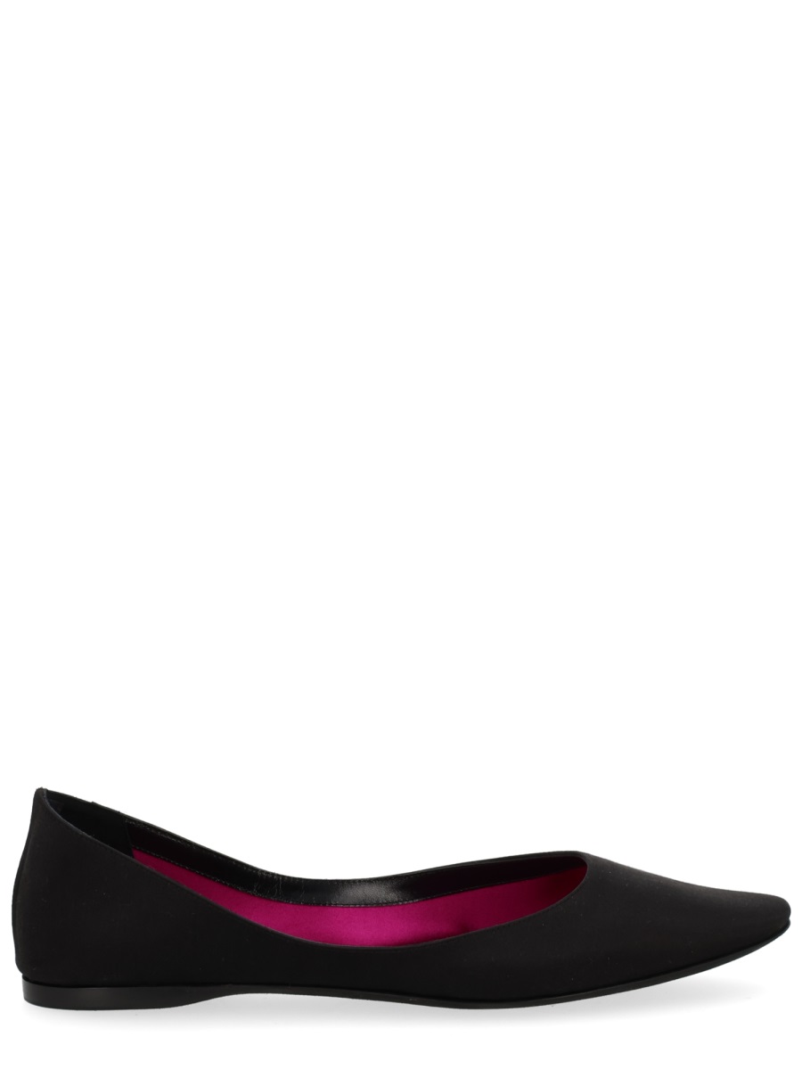 CREPE SATIN BALLERINA "LOU" 8412869QN001000 (Saint Laurent / フラットシューズ ) | Saint Laurent (サンローラン)