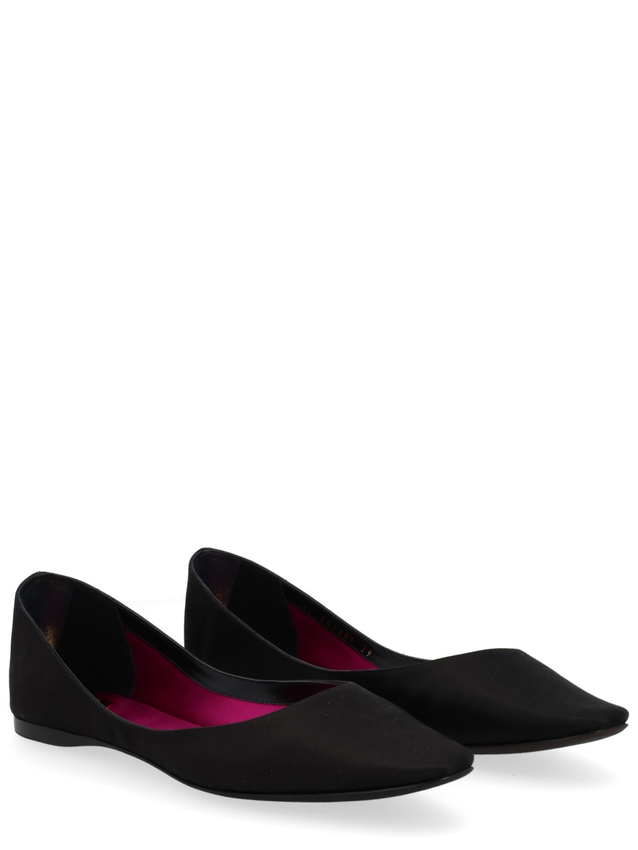 CREPE SATIN BALLERINA "LOU" 8412869QN001000 (Saint Laurent / フラットシューズ ) | Saint Laurent (サンローラン)(1)