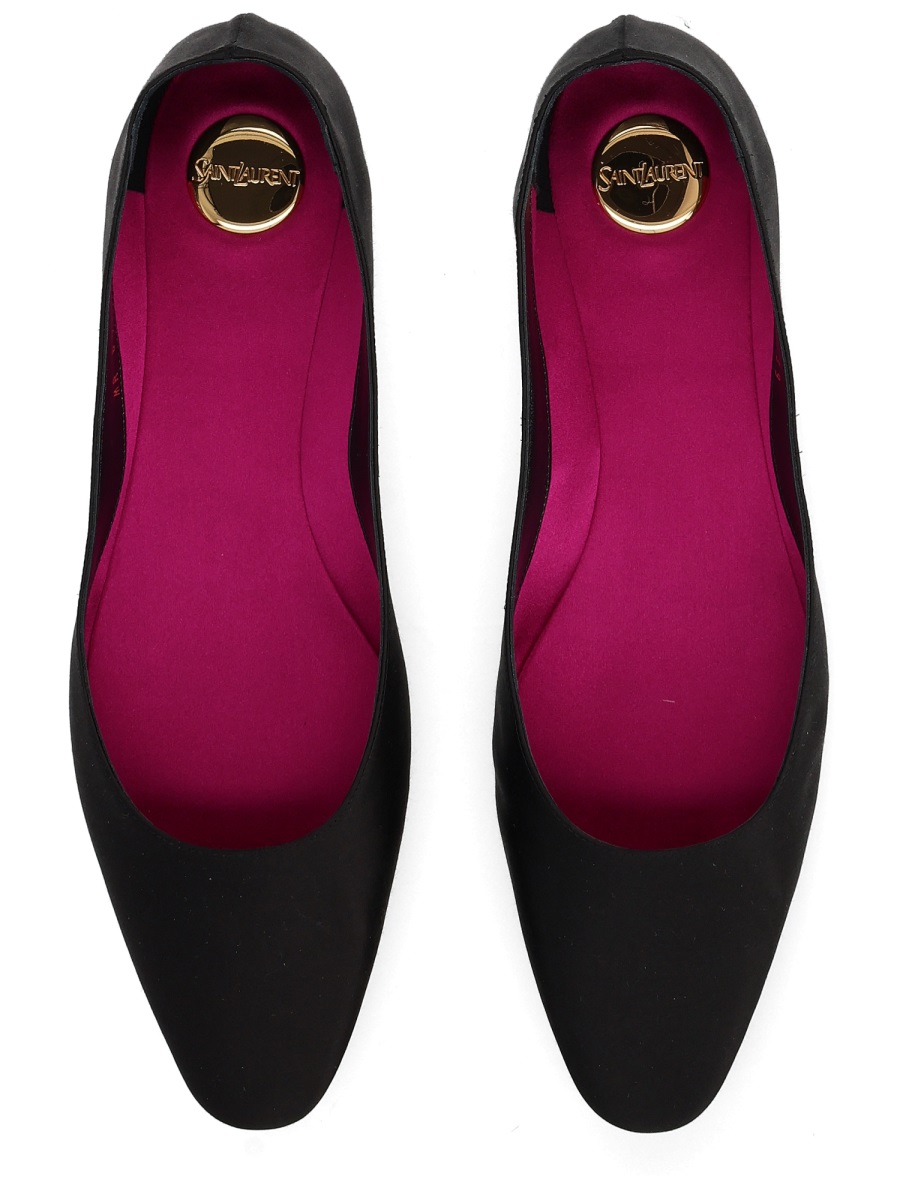CREPE SATIN BALLERINA "LOU" 8412869QN001000 (Saint Laurent / フラットシューズ ) | Saint Laurent (サンローラン)(2)