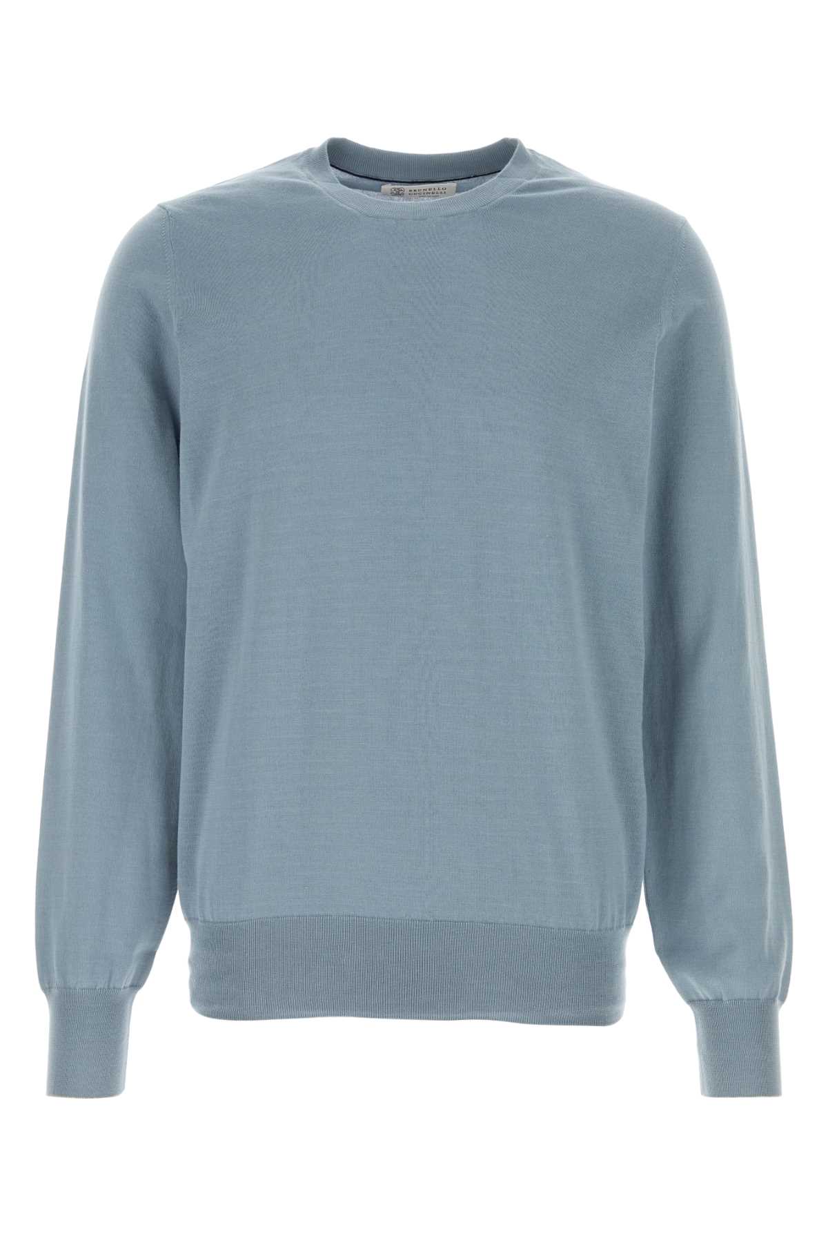 Air force blue cotton sweater M2900100CMM56 (Brunello Cucinelli / ニット・セーター・カーディガン ) | Brunello Cucinelli (ブルネロ・クチネリ)