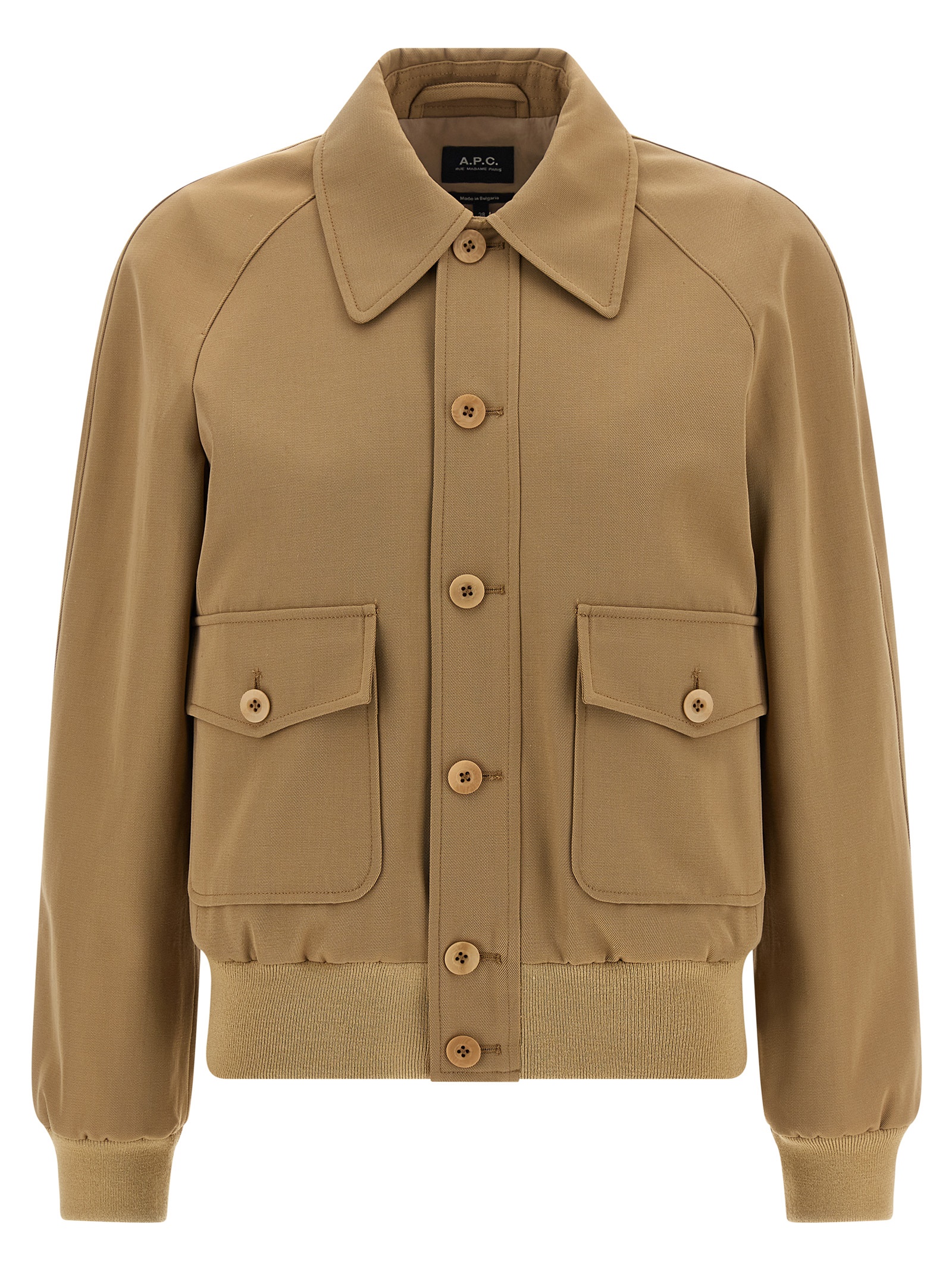 Cotton and wool jacket COHKXF32026BAA (A.P.C. / カジュアルジャケット ) | A.P.C. (アーペーセー)