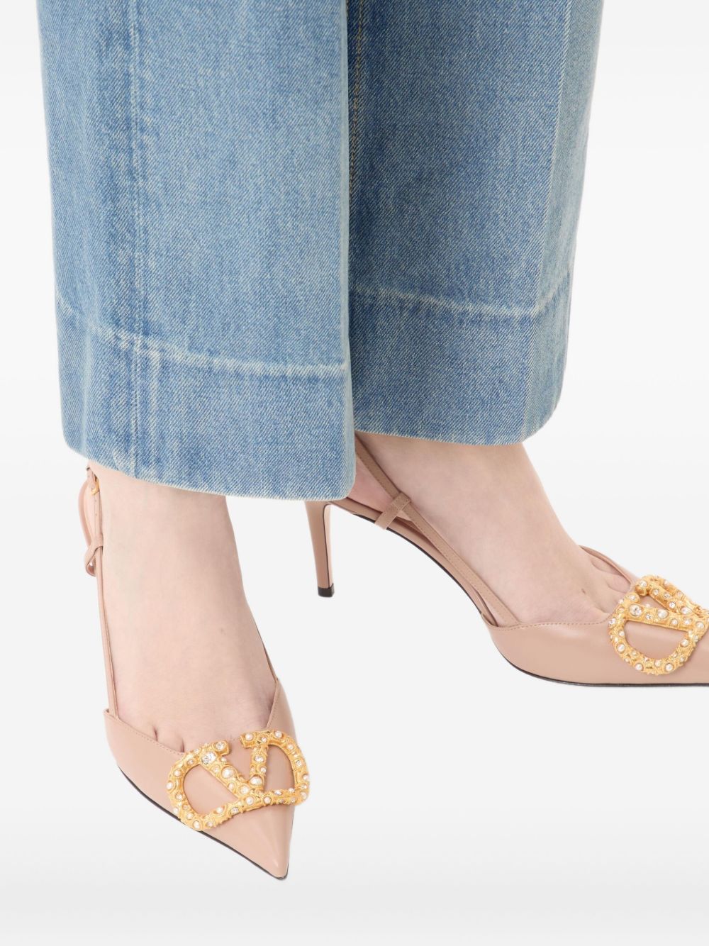 Valentino Garavani With Heel Beige WS0R01BALDYF (Valentino Garavani / パンプス・ハイヒール ) | Valentino Garavani (ヴァレンティノ)(6)