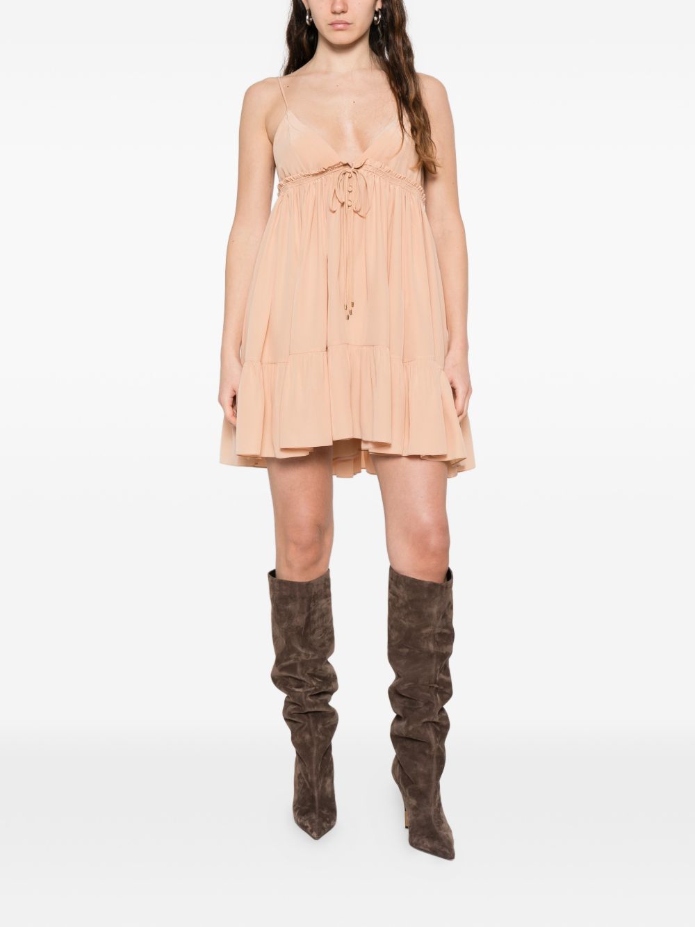 Chloè Dresses Powder CH26SRO62005285 (Chloé / ワンピース・ドレス・オールインワン ) | Chloé (クロエ)(1)