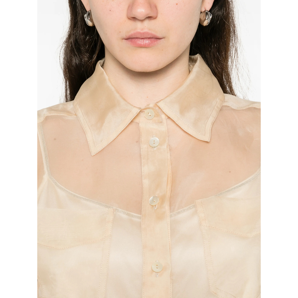 Shirt Panicale D381406CAM0210 (PANICALE / シャツ・ブラウス ) | PANICALE (パニカーレ)(4)