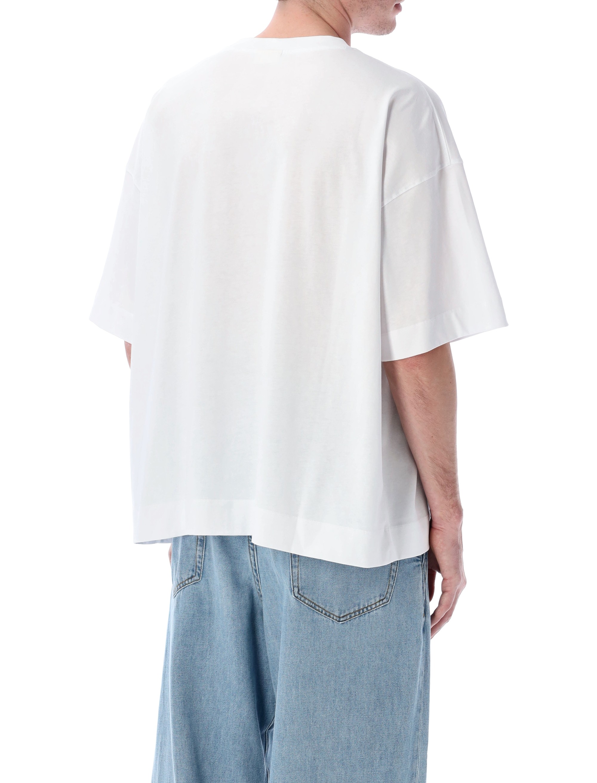 Dries Van Noten T-shirts and Polos White 0211113603001 (Dries Van Noten / Tシャツ・カットソー ) | Dries Van Noten (ドリスヴァンノッテン)(1)