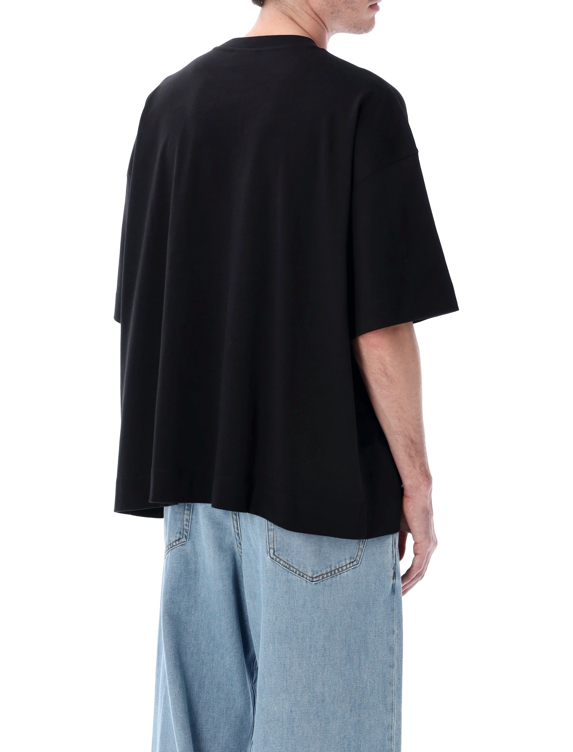 Dries Van Noten T-shirts and Polos Black 0211113603900 (Dries Van Noten / Tシャツ・カットソー ) | Dries Van Noten (ドリスヴァンノッテン)(1)