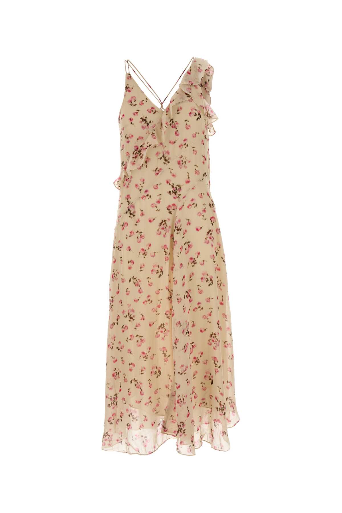 Printed muslin Luxie dress RO1002FAD1J08E90BE (Isabel Marant Étoile / ワンピース・ドレス・オールインワン ) | Isabel Marant Étoile (イザベル マラン エトワール)