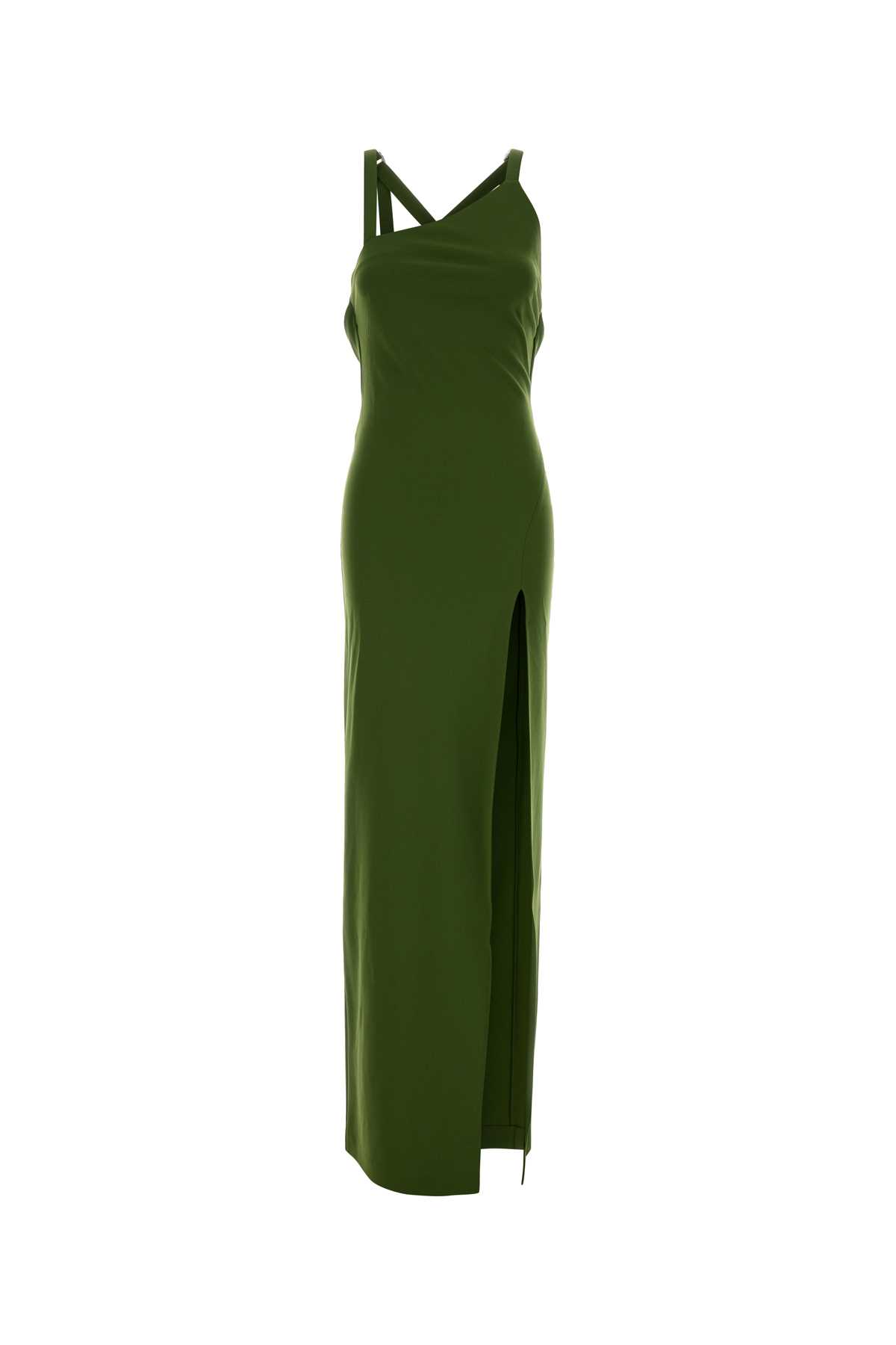 Green jersey long dress 260WCW00261VVP002AA017 (THE ATTICO / ワンピース・ドレス・オールインワン ) | THE ATTICO (ジ・アティコ)
