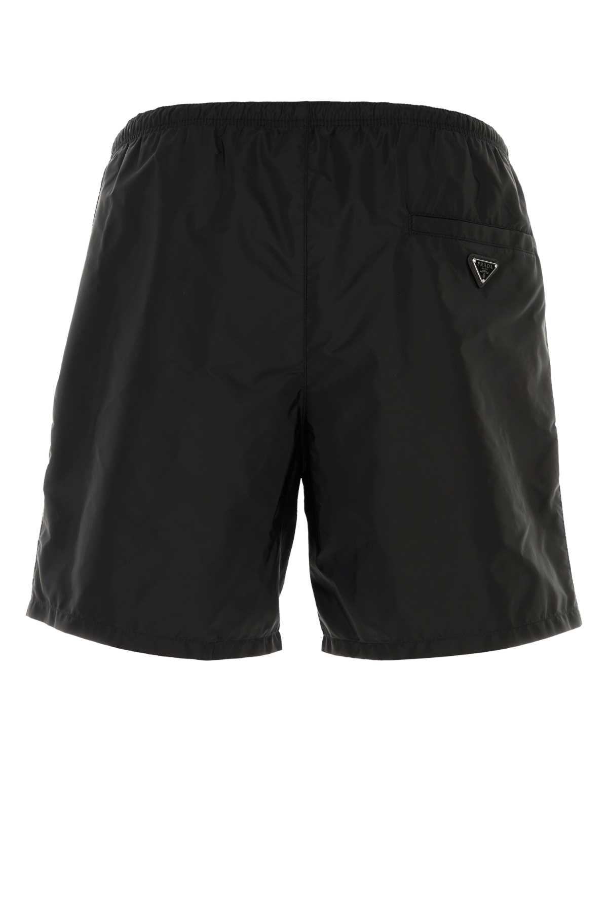 Black Re-Nylon swimming shorts UB333SOOO1WQ9F0002 (Prada / スイムウェア ) | Prada (プラダ)(1)