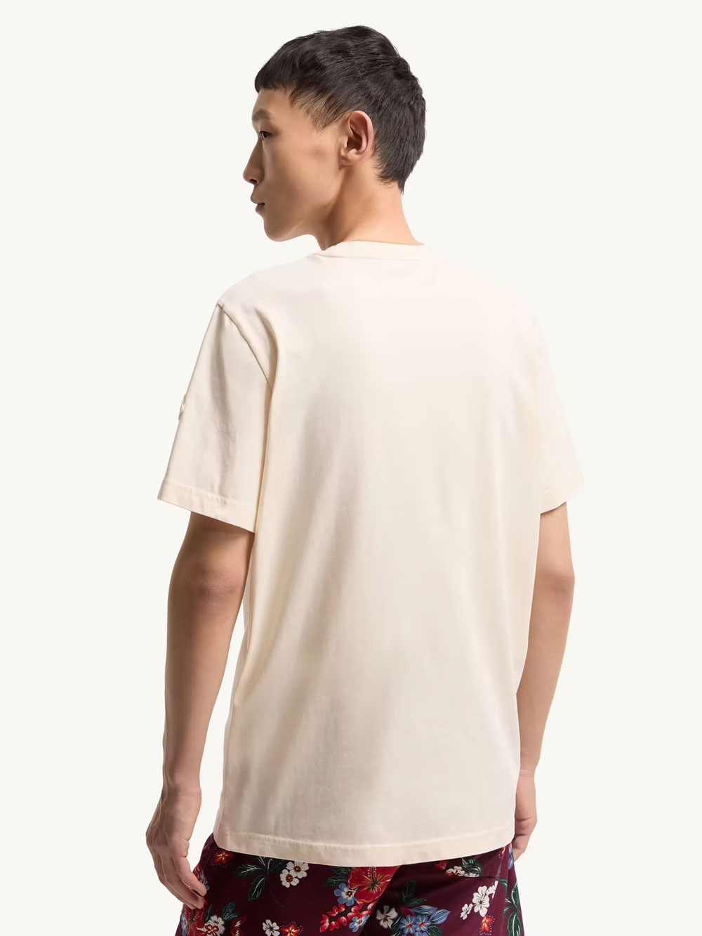 EMBROIDERED LOGO AND DOUBLE CREW NECKLINE COTTON T-SHIRT L10918C0001589AYY060 (Moncler / Tシャツ・カットソー ) | Moncler (モンクレール)(2)