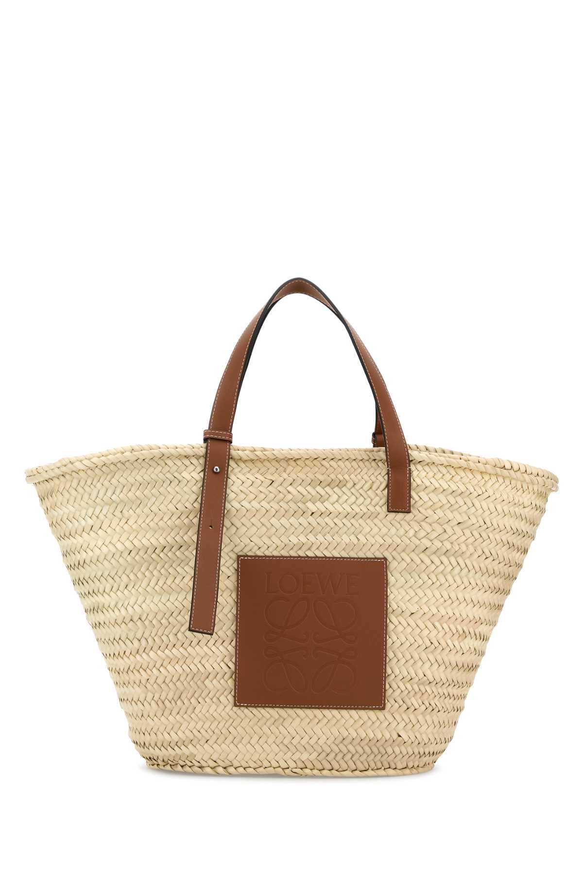 Palm leaf Basket shopping ACBKS81X01NATURALTAN (LOEWE / トートバッグ ) | LOEWE (ロエベ)