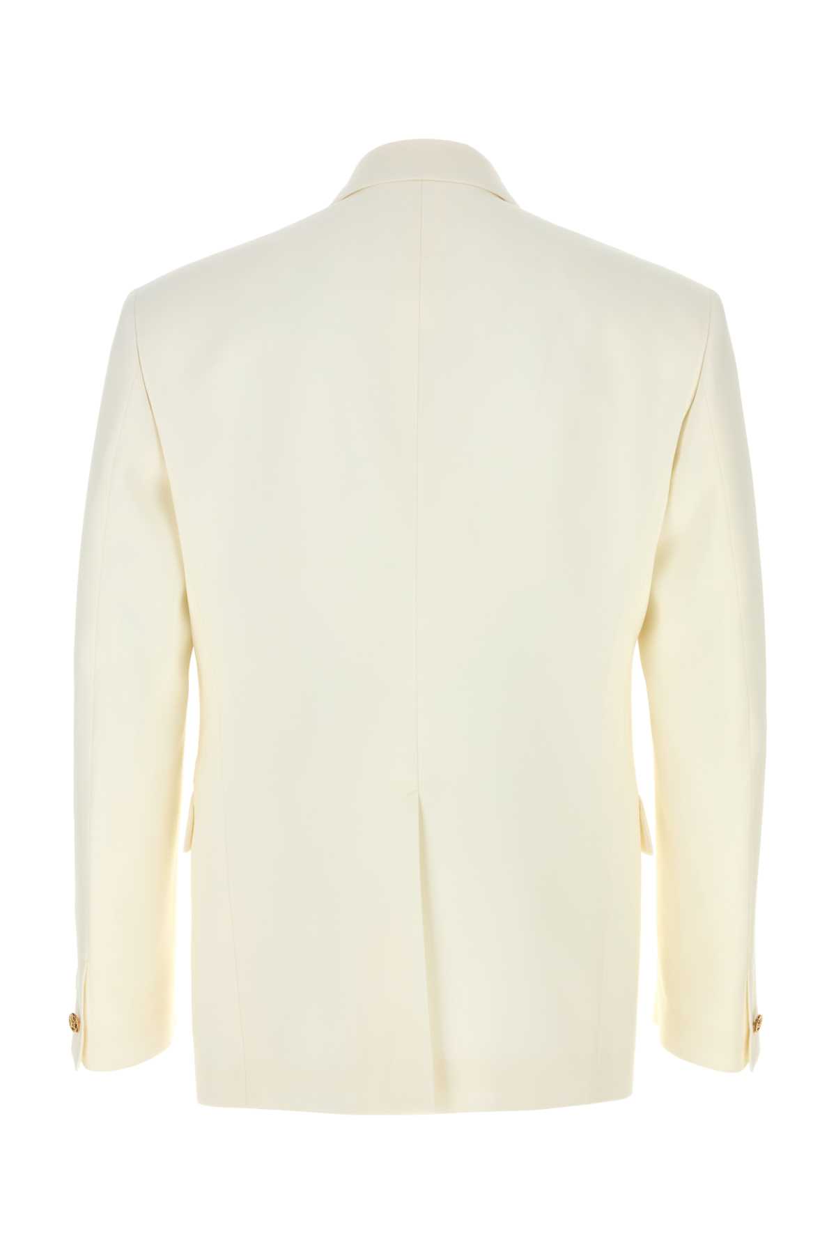 Ivory wool blazer 10221921A167291W030 (VERSACE / ブレザー・ジャケット ) | VERSACE (ヴェルサーチェ)(1)