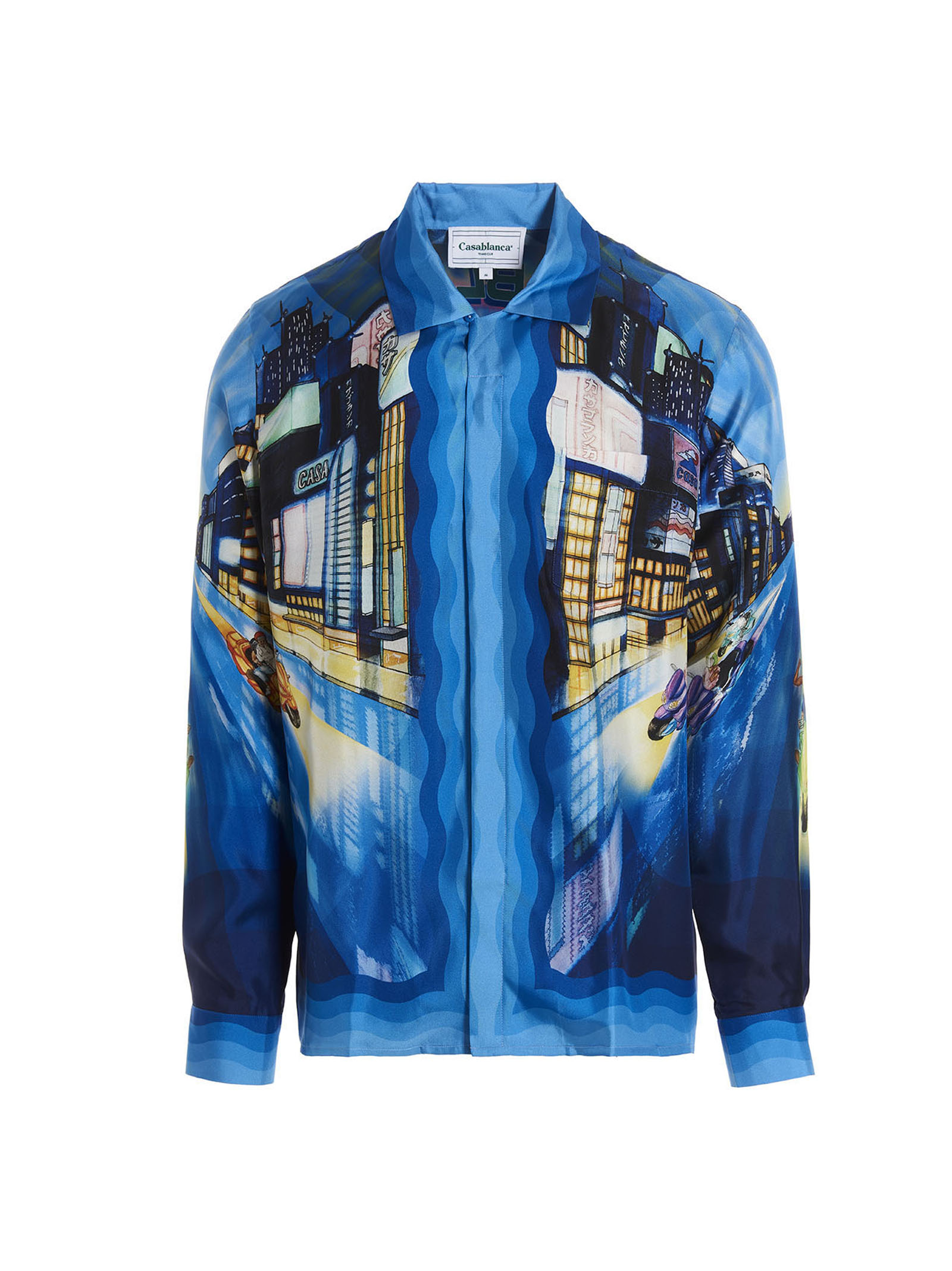 Printed silk shirt MS22SH006TOKYONIGHTS (Casablanca / シャツ・ブラウス ) | Casablanca (カサブランカ)(2)