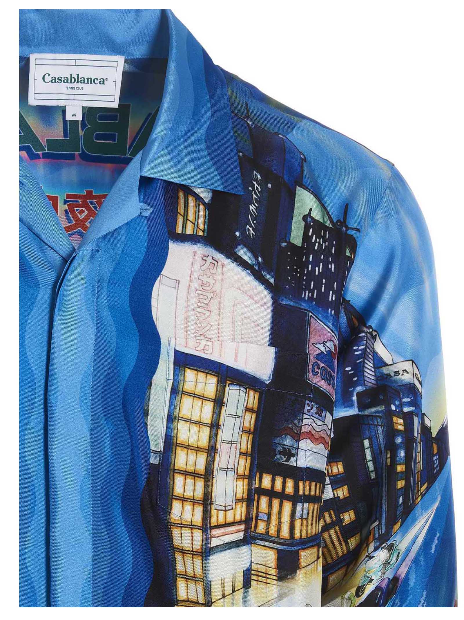 Printed silk shirt MS22SH006TOKYONIGHTS (Casablanca / シャツ・ブラウス ) | Casablanca (カサブランカ)(3)