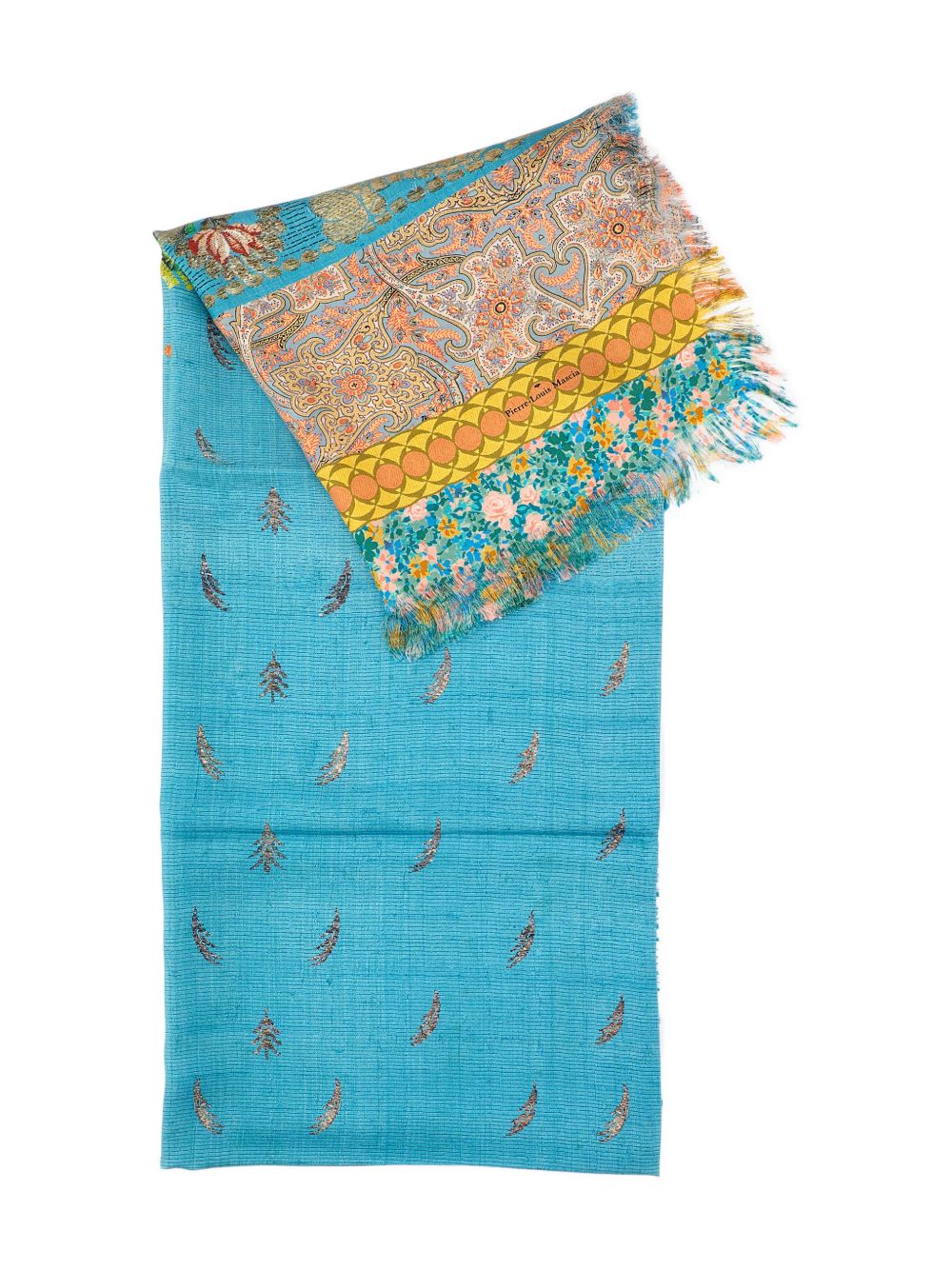 Pierre Louis Mascia Scarfs Clear Blue ALOEUWSW135X195S4101517307 (Pierre-Louis Mascia / スカーフ・マフラー ) | Pierre-Louis Mascia (ピエール=ルイ・マシア)