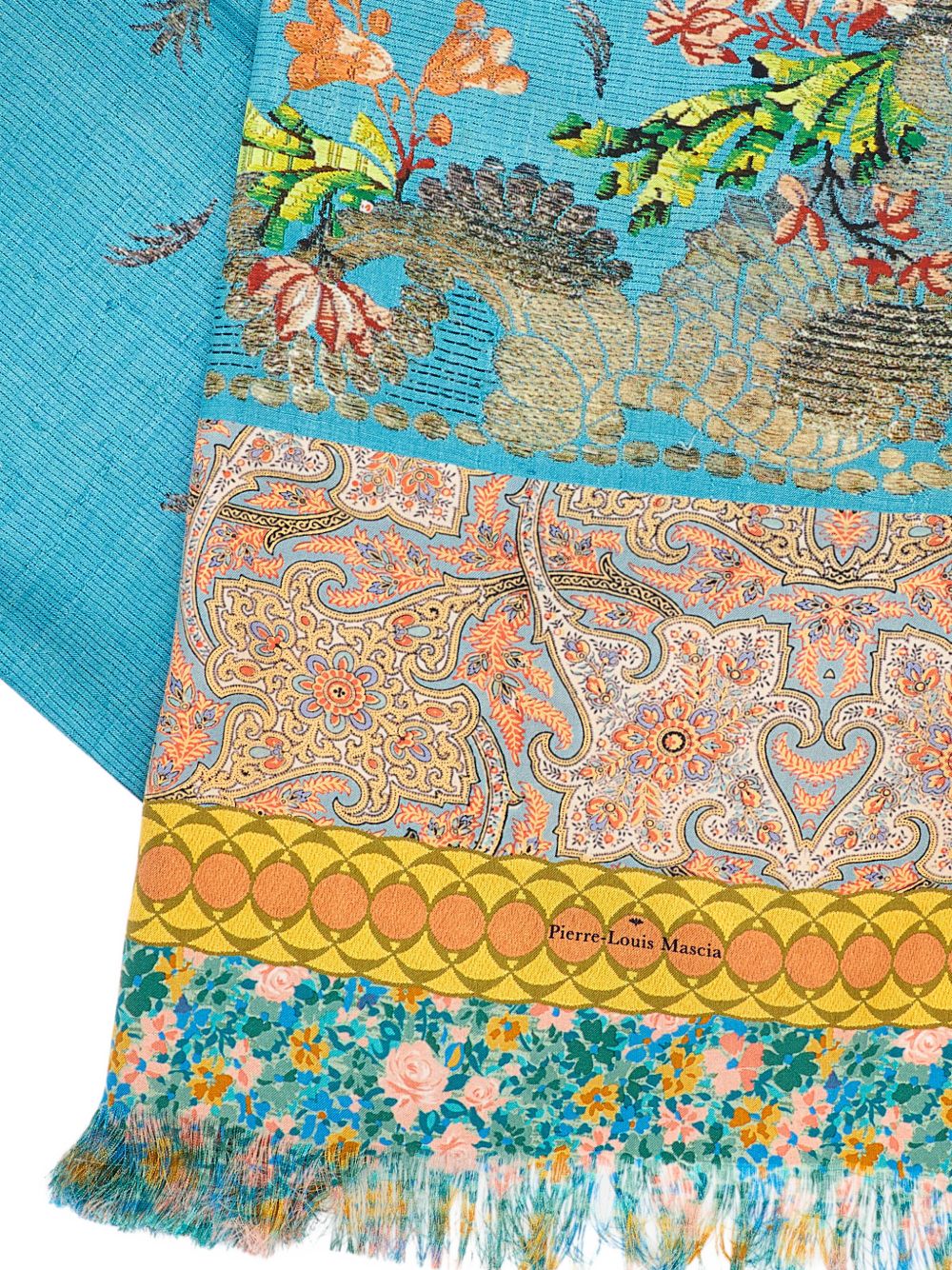 Pierre Louis Mascia Scarfs Clear Blue ALOEUWSW135X195S4101517307 (Pierre-Louis Mascia / スカーフ・マフラー ) | Pierre-Louis Mascia (ピエール=ルイ・マシア)(1)