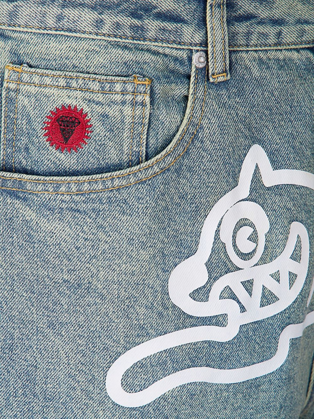 ICECREAM Shorts Blue ICD003VINTAGEWASH (ICECREAM / ショートパンツ ) | ICECREAM (アイスクリーム)(2)