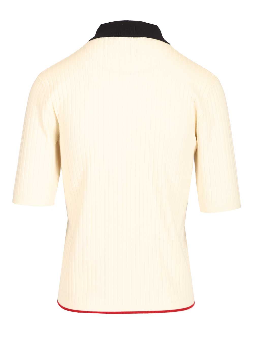 MSTOSCURI VISCOSE KNIT RIBBED SS POLO 2616361031600013009 (Max Mara Studio / ポロシャツ ) | Max Mara Studio (マックスマーラ ステュディオ)(1)