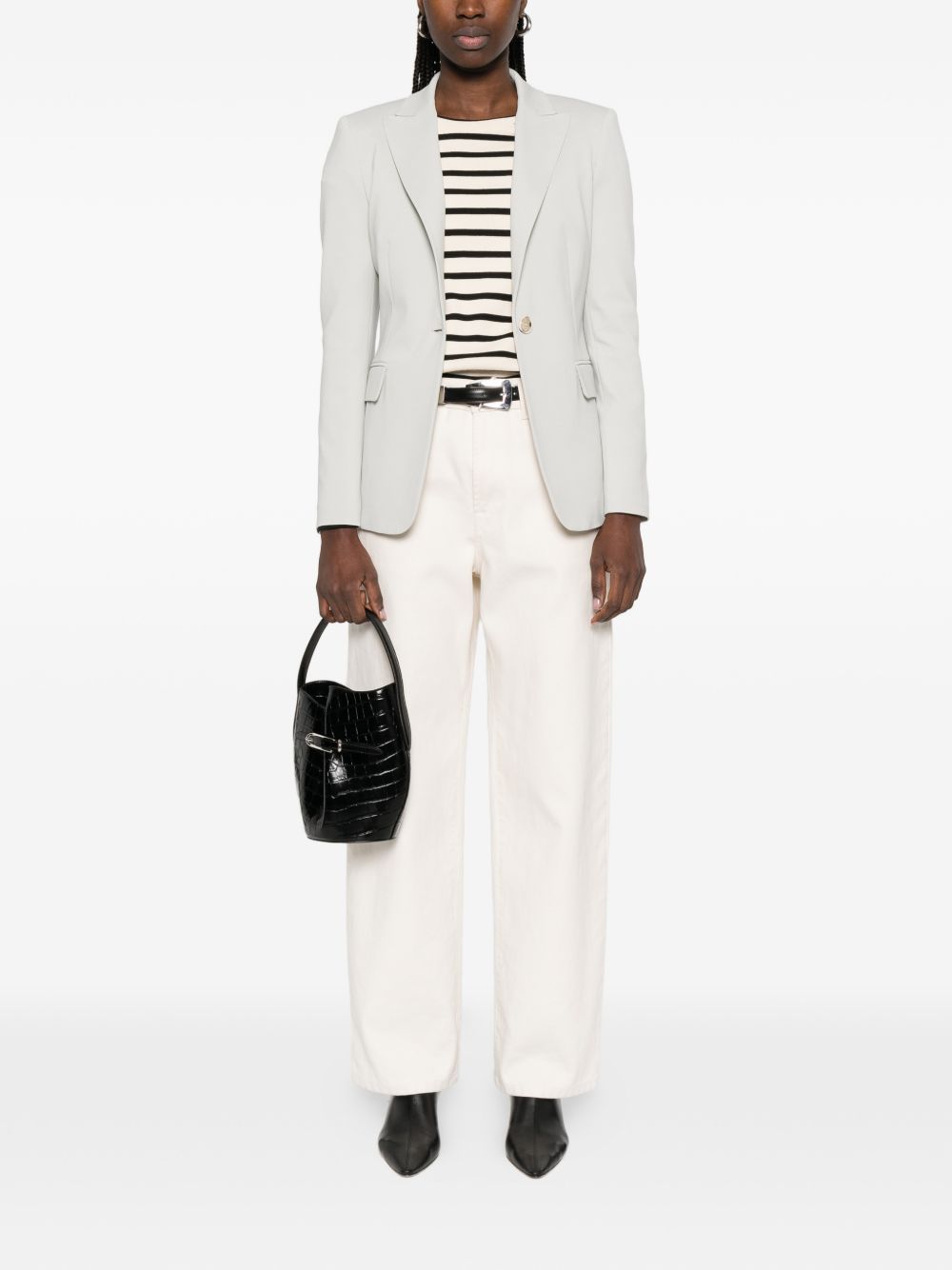 Pinko Jackets Grey 104903A36RNEWSIGNUMI18 (PINKO / ブレザー・ジャケット ) | PINKO (ピンコ)(1)