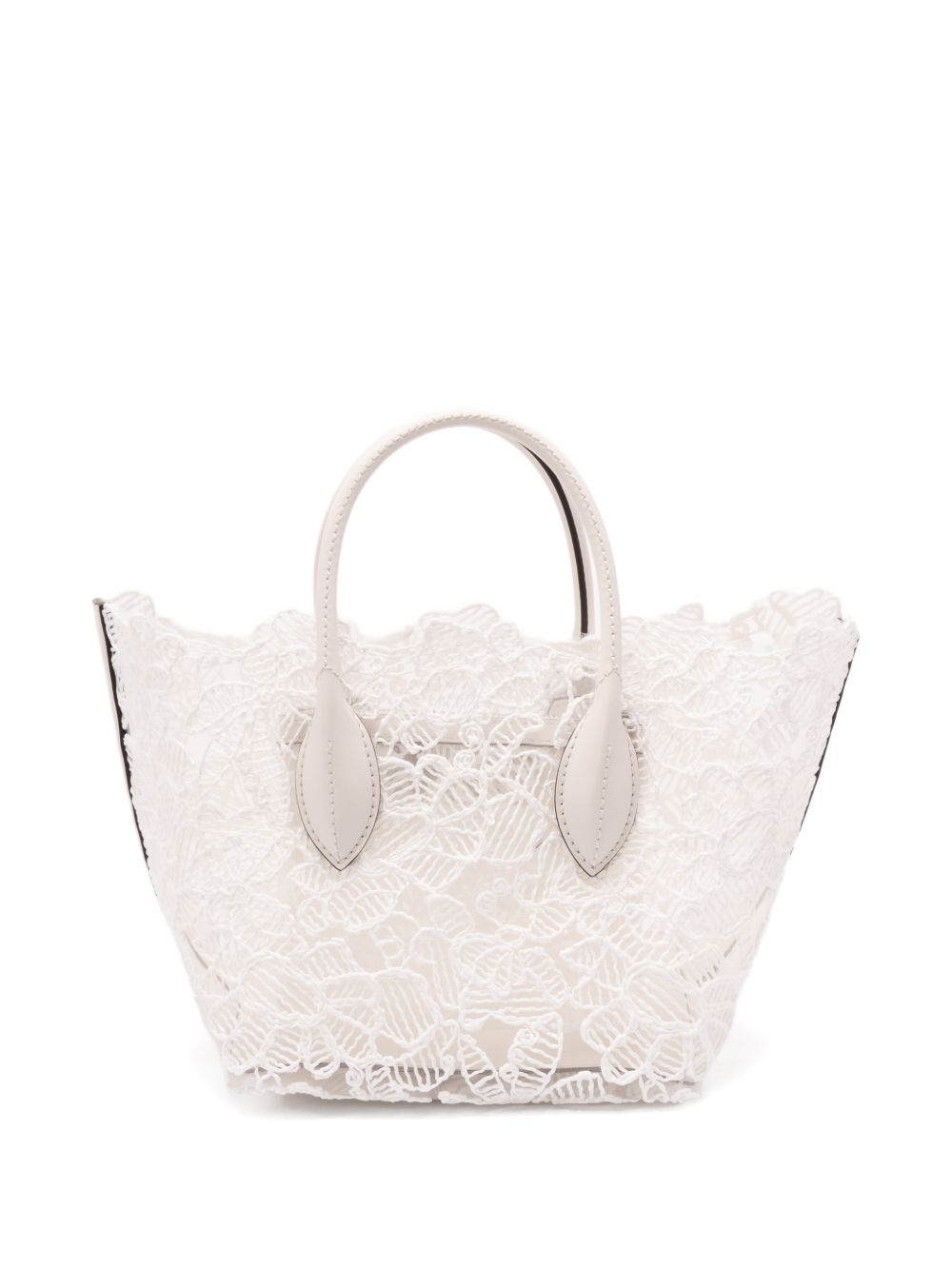 Ermanno Scervino Bags.. White D483S416PYV14800 (ERMANNO SCERVINO / トートバッグ ) | ERMANNO SCERVINO (エルマンノ シェルヴィーノ)(2)