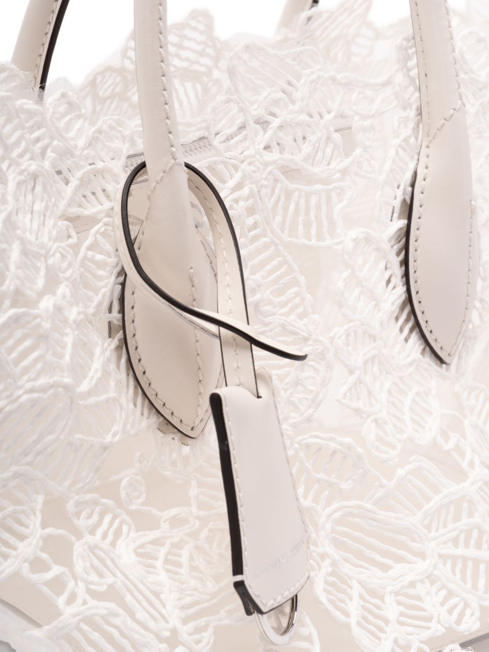 Ermanno Scervino Bags.. White D483S416PYV14800 (ERMANNO SCERVINO / トートバッグ ) | ERMANNO SCERVINO (エルマンノ シェルヴィーノ)(3)