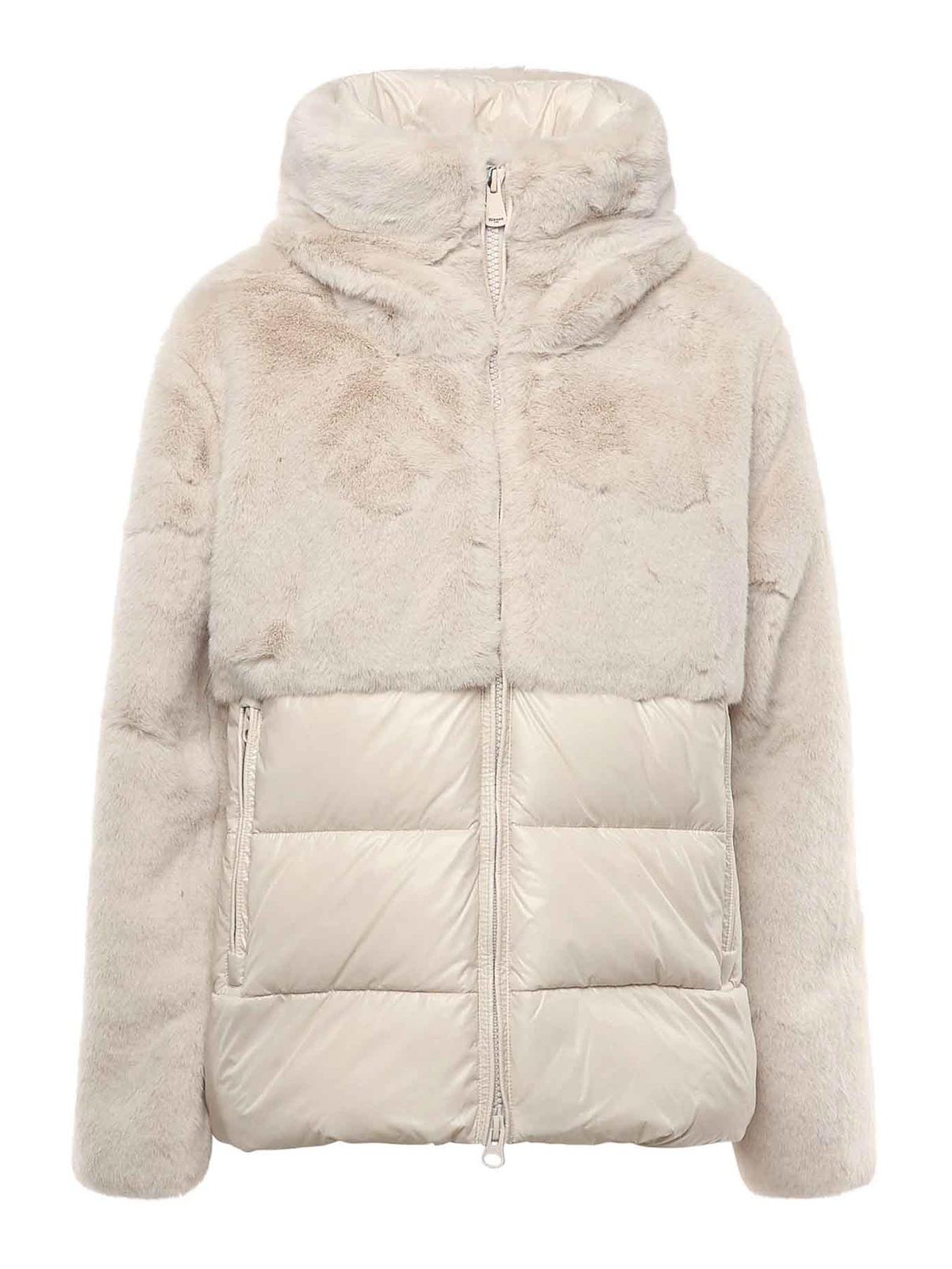 Nylon Down Jacket With Fur 25WBLDC02178006646907 (Blauer / ダウンジャケット・コート ) | Blauer (ブラウアー)