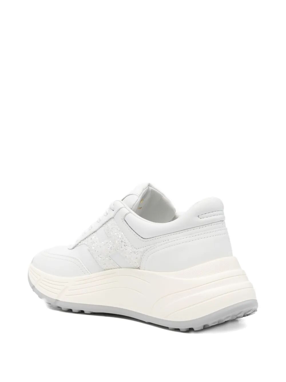 HOGAN HI-FI SMOOTH LEATHER SNEAKERS WITH GLITTERED H HXW6690FR30UWWB001 (HOGAN / スニーカー ) | HOGAN (ホーガン)(2)