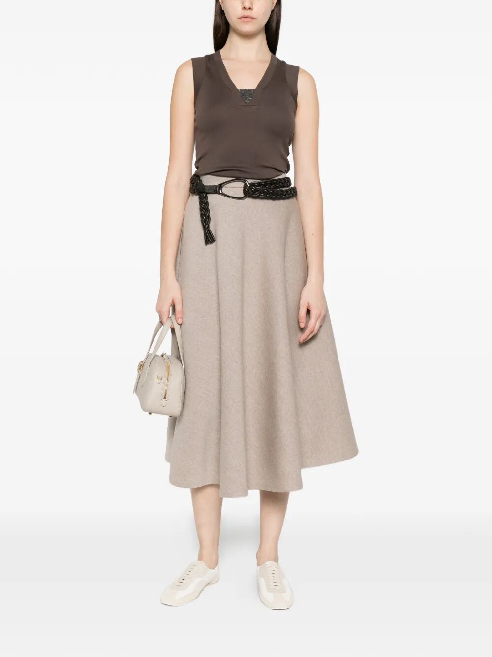 STRETCH COTTON JERSEY TANK TOP WITH PRECIOUS FAUX-LAYERING M0TC8EL672C8589 (Brunello Cucinelli / タンクトップ・キャミソール ) | Brunello Cucinelli (ブルネロ・クチネリ)(1)