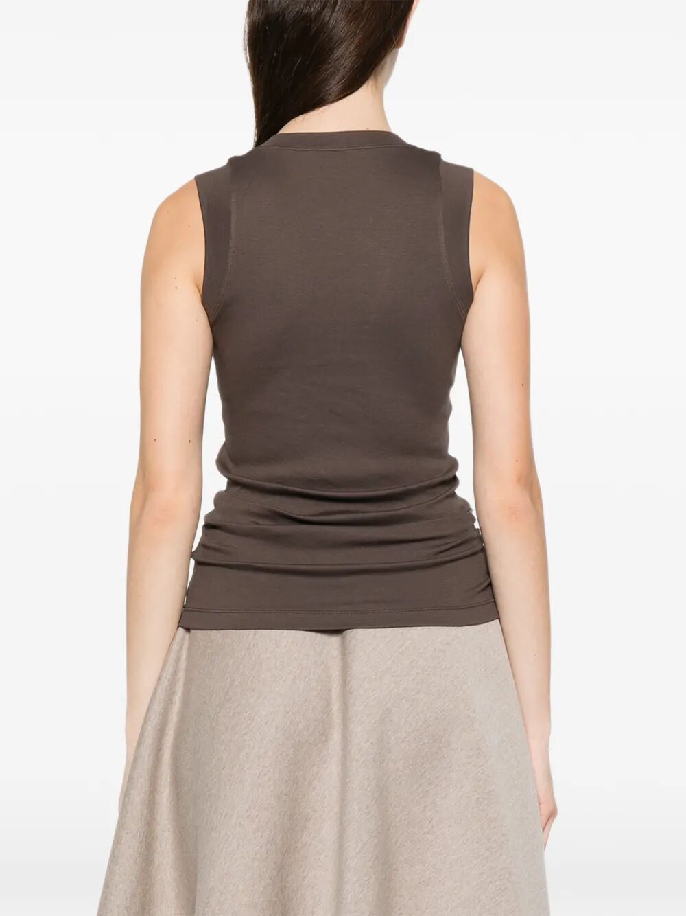 STRETCH COTTON JERSEY TANK TOP WITH PRECIOUS FAUX-LAYERING M0TC8EL672C8589 (Brunello Cucinelli / タンクトップ・キャミソール ) | Brunello Cucinelli (ブルネロ・クチネリ)(3)