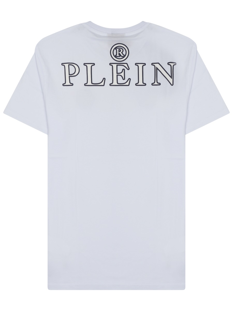 T-SHIRT WITH LOGO PAECMTK8109PJY002N01 (PHILIPP PLEIN / Tシャツ・カットソー ) | PHILIPP PLEIN (フィリップ プレイン)(1)
