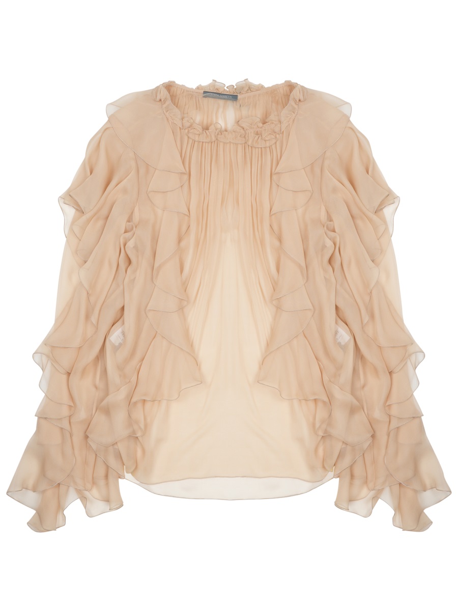 rouches chiffon shirt 020516140178 (ALBERTA FERRETTI / シャツ・ブラウス ) | ALBERTA FERRETTI (アルベルタ フェレッティ)