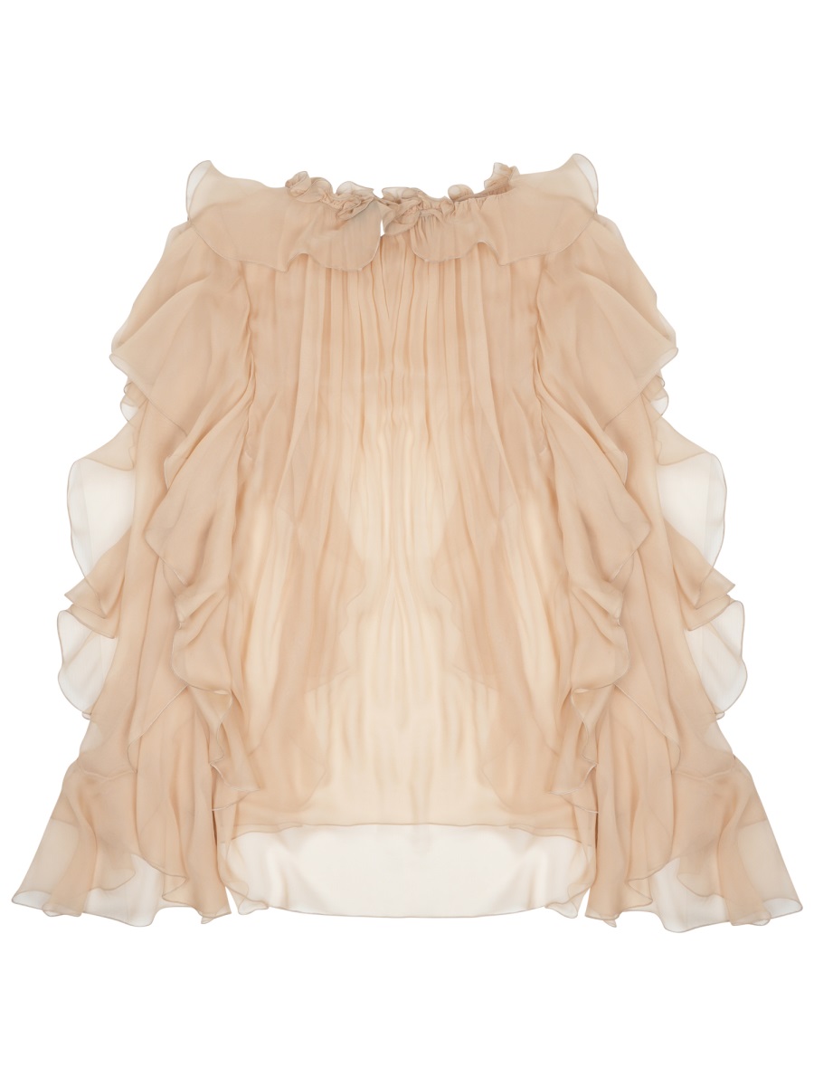 rouches chiffon shirt 020516140178 (ALBERTA FERRETTI / シャツ・ブラウス ) | ALBERTA FERRETTI (アルベルタ フェレッティ)(1)