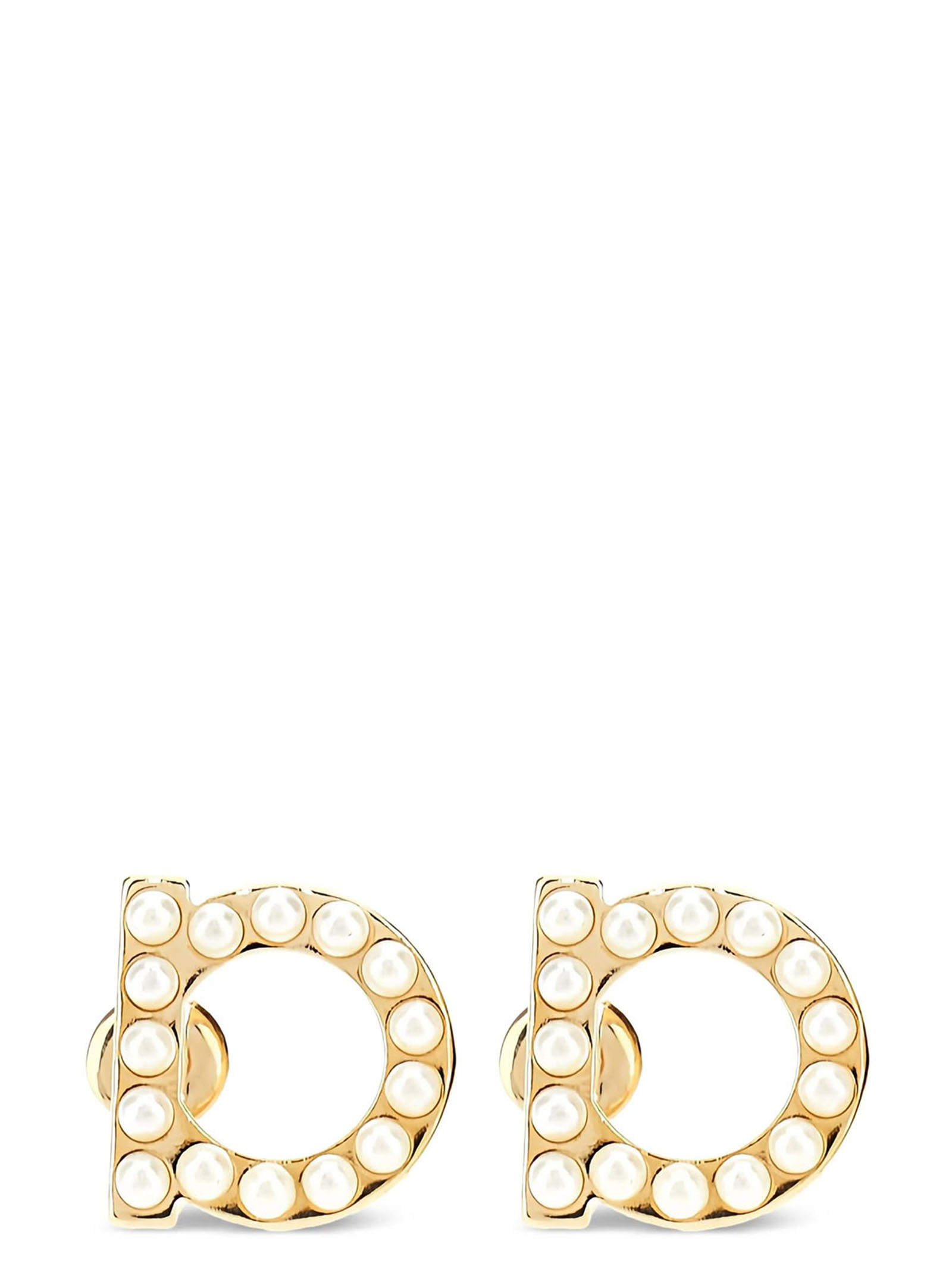 'Gancini' earrings 696581CREAMOROGIOVEL (FERRAGAMO / ピアス・イヤリング ) | FERRAGAMO (フェラガモ)