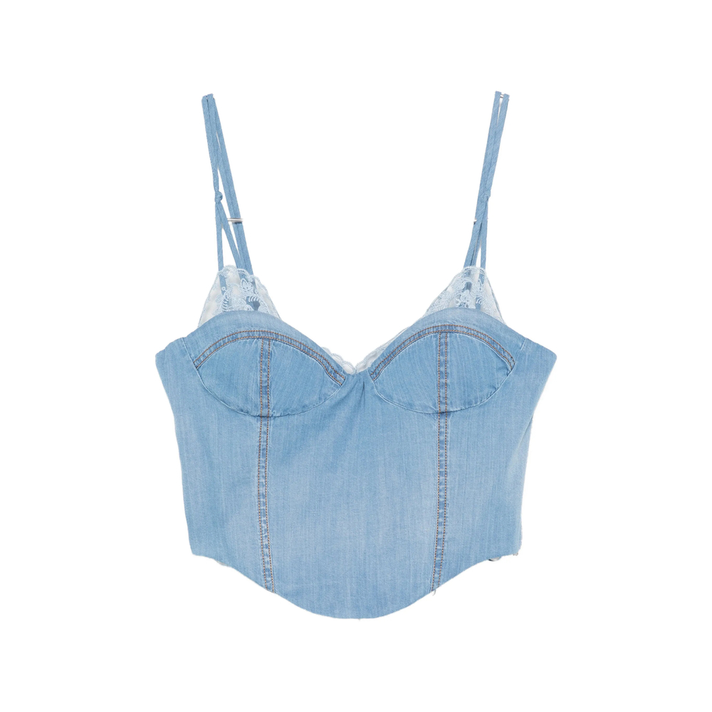 Top Ermanno Scervino D482L374APUEC73933 (ERMANNO SCERVINO / タンクトップ・キャミソール ) | ERMANNO SCERVINO (エルマンノ シェルヴィーノ)