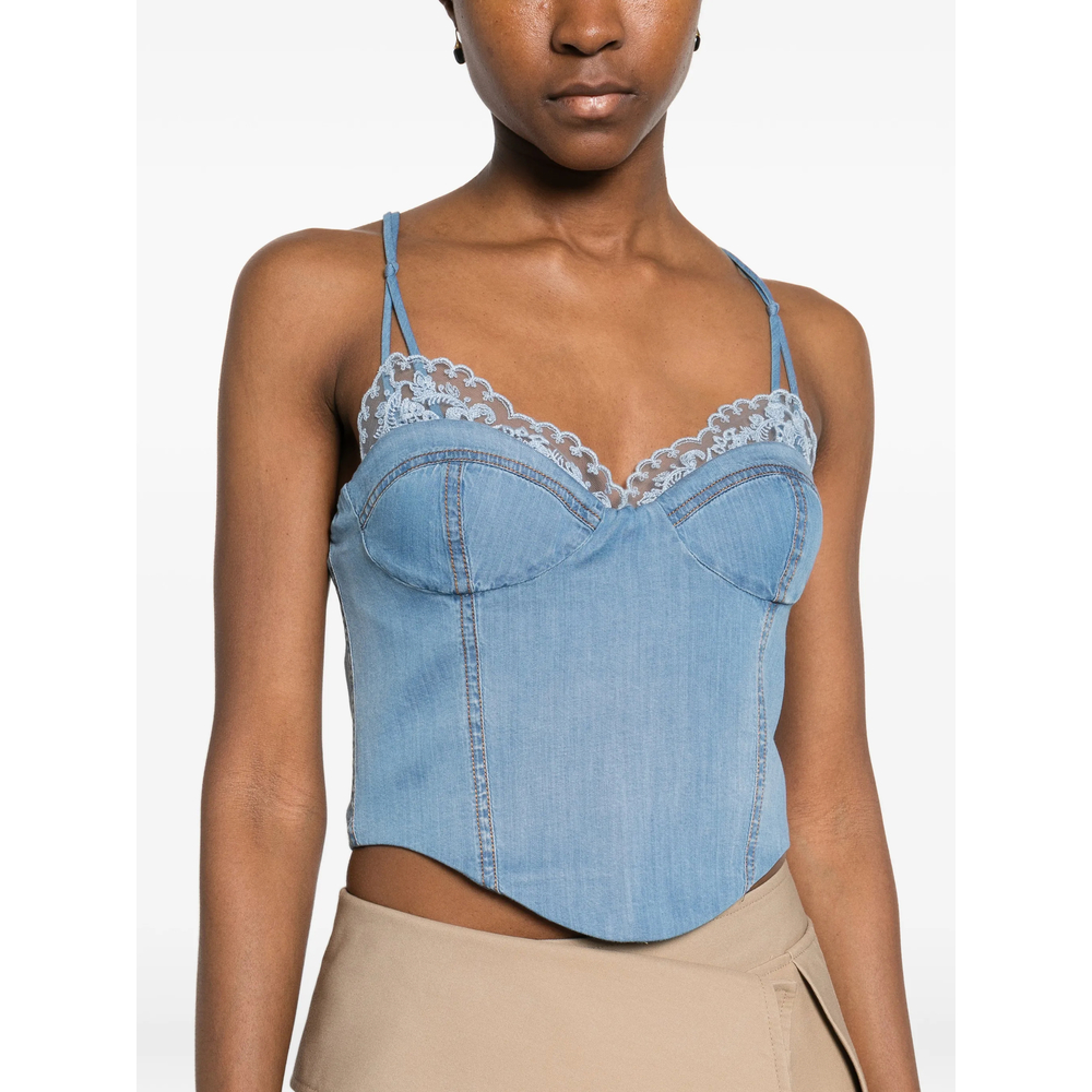 Top Ermanno Scervino D482L374APUEC73933 (ERMANNO SCERVINO / タンクトップ・キャミソール ) | ERMANNO SCERVINO (エルマンノ シェルヴィーノ)(1)