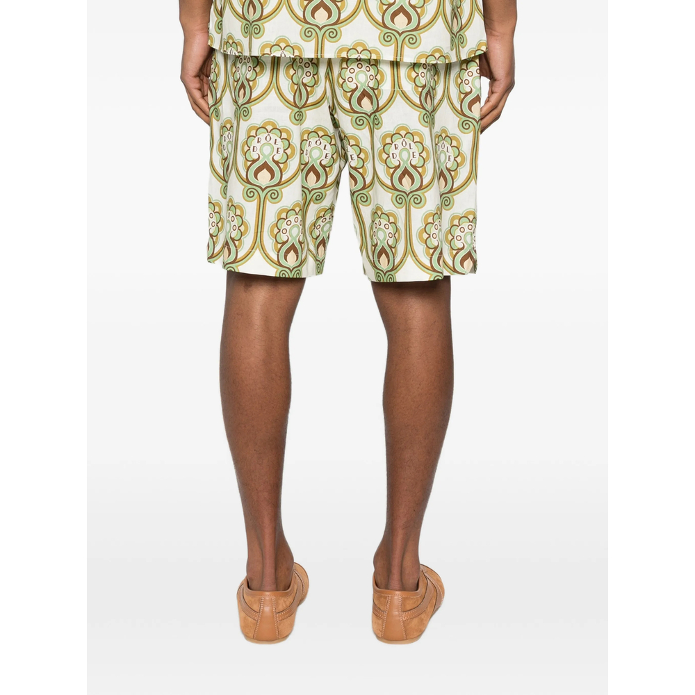 Short Drole De Monsieur JBS158LI012GREEN (Drôle De Monsieur / ショートパンツ ) | Drôle De Monsieur (ドロールドムッシュ)(1)